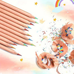 6-Piece Multicolor Wood Pen Drawing Pencil Set