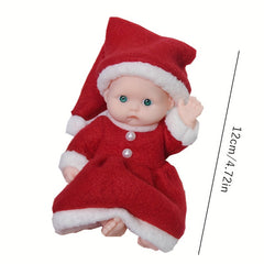 2pcs Reborn Dolls Toy Soft Vinyl Dolls Set Christmas Gift
