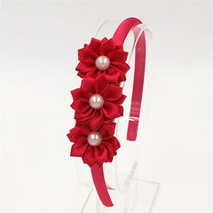 Baby Girls Flowers Decor Hair Hoop Headwear Hair Accessories