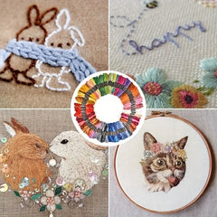 100pcs Embroidery Floss Egyptian Cotton Cross Stitch Threads