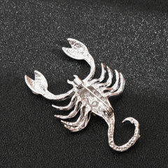 Scorpion Brooch Alloy Inlaid Diamond Pin Clothing Accessories