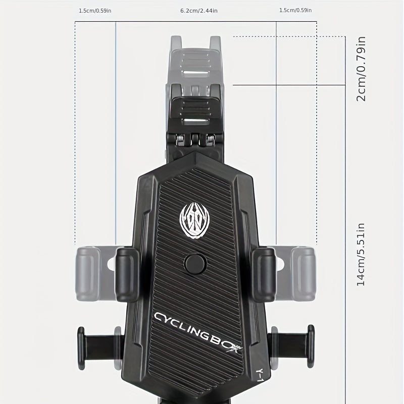 Aluminum Bike Lock & Phone Holder Bracket