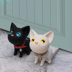 Cute Cat Door Stopper, Easy to Install, Keeps Doors Open