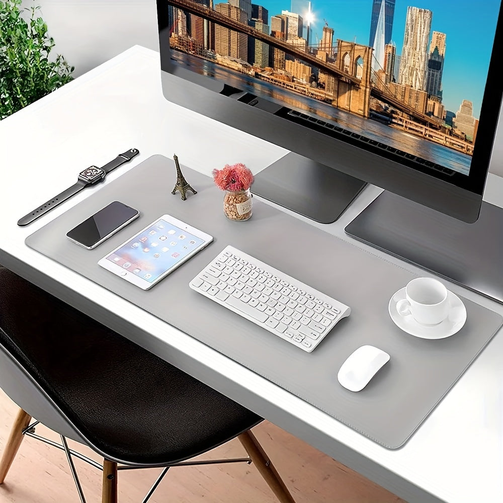 Large Mouse Pad PU Gaming Desk Mat XXL Size
