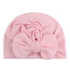Infant Head Wrap Hat Bow Beanie Caps Turban For Baby Boys And Girls