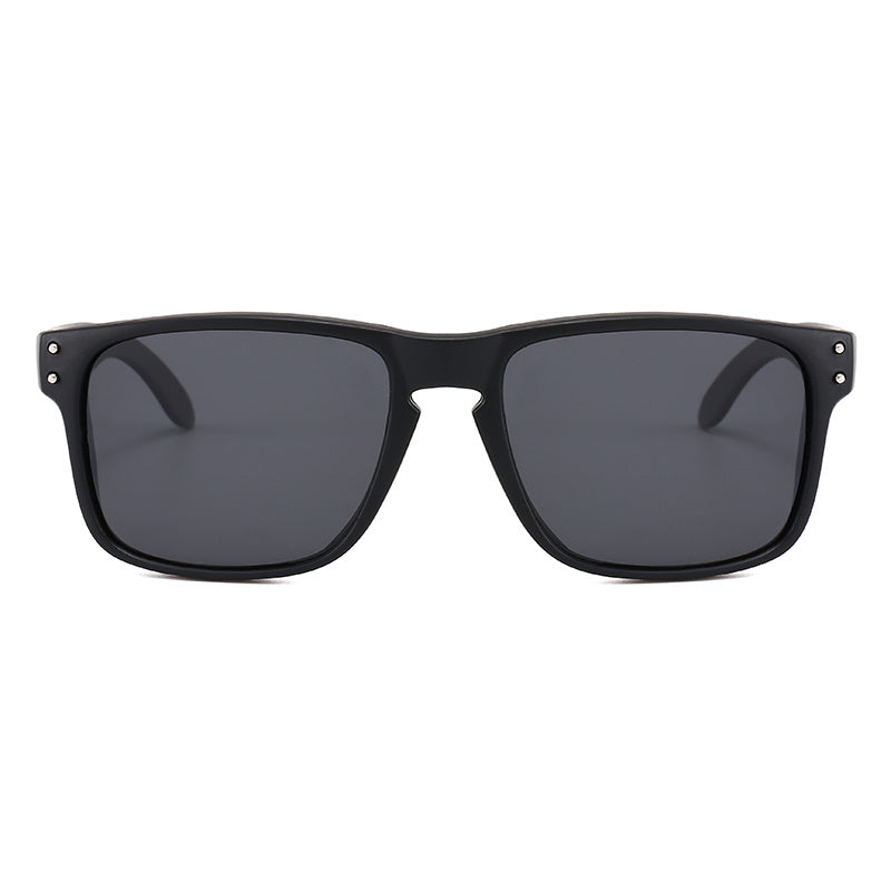 Multicolor Polarized Men's Sunglasses with Zipper Case