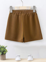 Girls Knit Bowknot Shorts Comfortable Casual Pants For Summer
