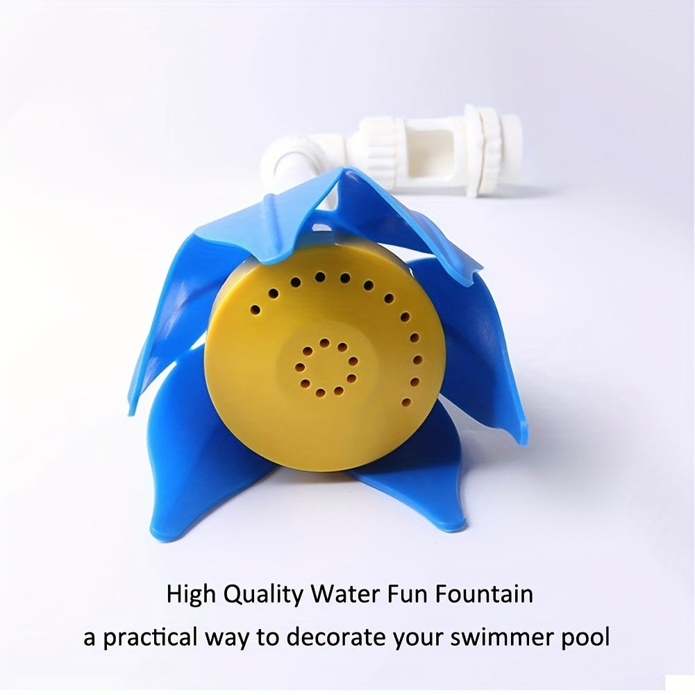 Pool Fountain Jet Adjustable Waterfall Lotus Shape Pool Nozzle Sprinkler