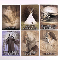 Past Life Tarot Cards Oracle Deck QR Guidebook Box