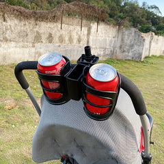 Convenient Stroller Cup Holder & Adjustable Handlebar Accessory