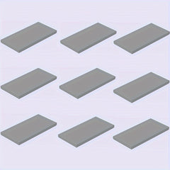 8-12 Years Building Blocks Set 9pcs Low Wall Flat Plate Bricks ABS Plastic