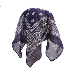 Paisley Print Sun Hat Bandana Head Scarf Hat Anti UV Summer Visor