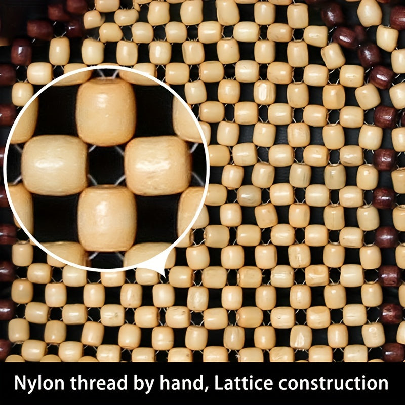 Car Wooden Bead Seat Cushion Universal Auto Seat Cover