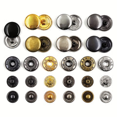 Metal Snaps Fasteners Button for Leathercraft Clothes Garment Bags