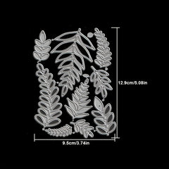 Green Leaves Branch Metal Cutting Dies DIY Scrapbooking Cards