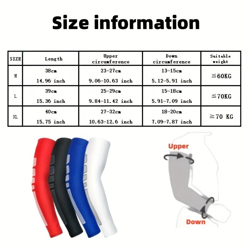 Breathable Arm Guard for Men Elastic Sports Sleeves