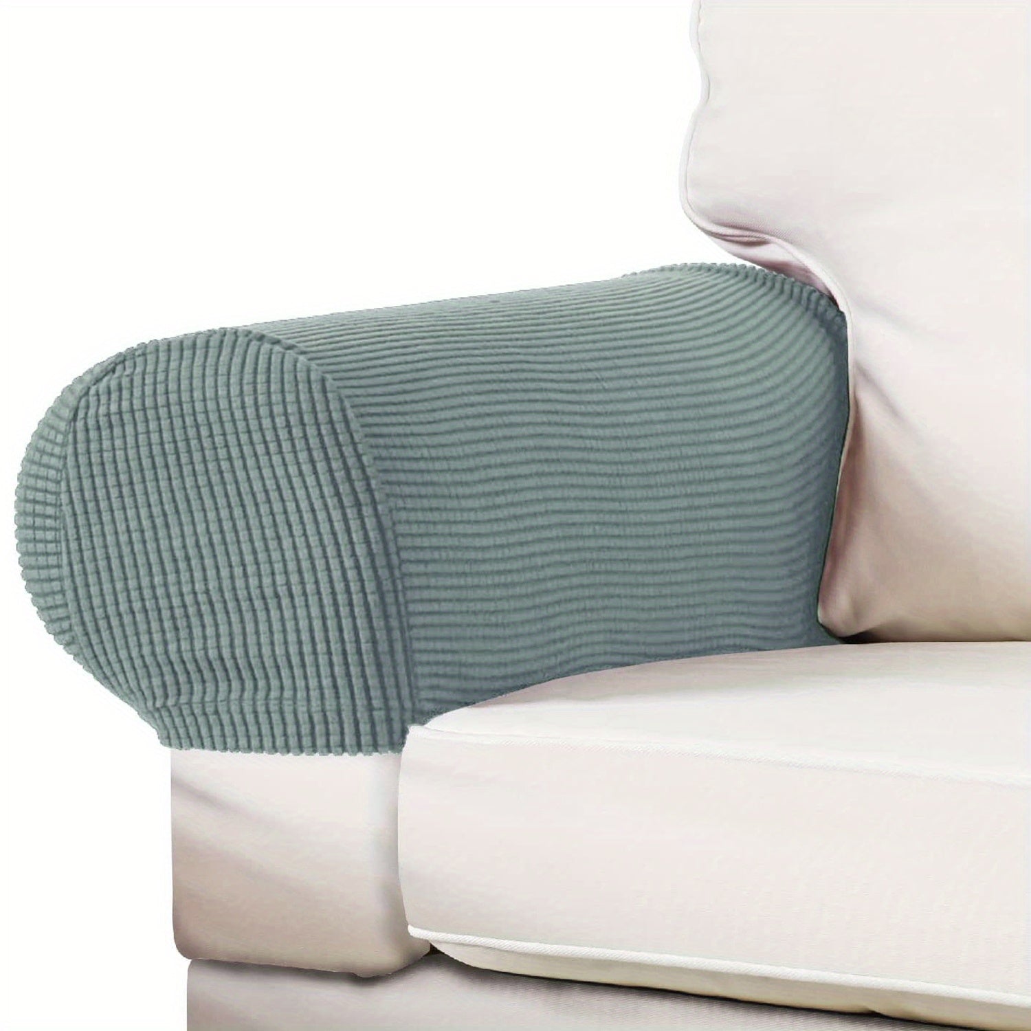 2pcs Grid Sofa Armrest Covers for Living Room Home Decor