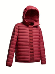 Lightweight Duck Jacket Hooded Quilted Women's Activewear