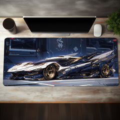 Anime Sports Car Long Mouse Pad Non-slip Waterproof Office Game Table Mat