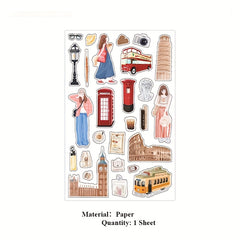 Creative Cartoon Stickers for Scrapbooking DIY Decoration
