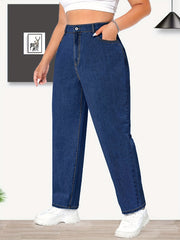 Loose Fit Tapered Leg Jeans