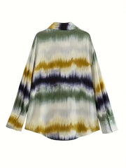 Tie Dye Long Sleeve Shirt & Drawstring Pants Set