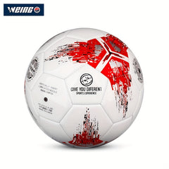 1pc 5 Football PU Leather Rubber Soccer Ball Wear resistant And Explosion proof