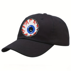 Embroidered Hip Hop Baseball Cap Eyeball Design