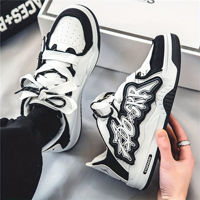 Men's Platform Skate Shoes Wear resistant Non Slip Casual Shoes