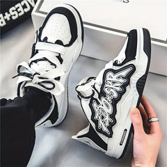 Men's Platform Skate Shoes Wear resistant Non Slip Casual Shoes