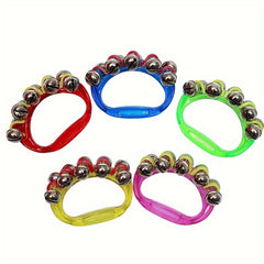 1pair Cheerleading Pom pom Hand Bell Sports Cheering Supplies