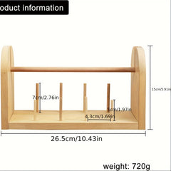 Wooden Yarn Storage Holder Knitting Thread Holder Stand Organizer Rack