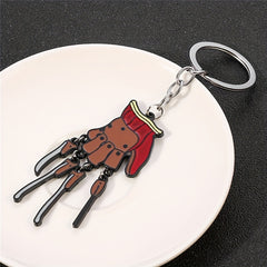 Kids Skull Hand Claw Keychain Backpack Pendant Halloween Accessories