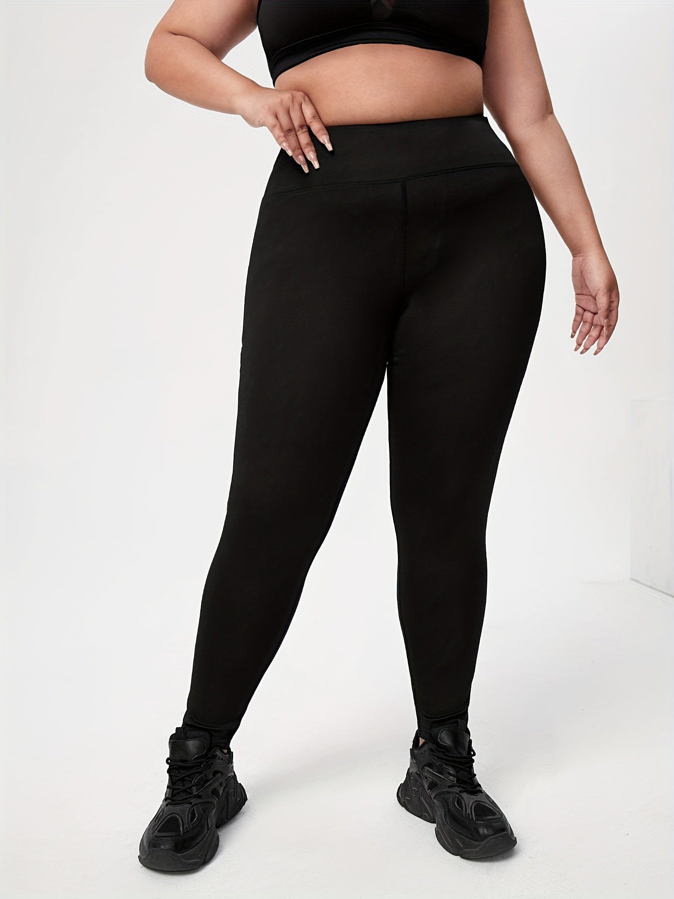 Basic Sports Leggings - High Stretch Skinny Leggings