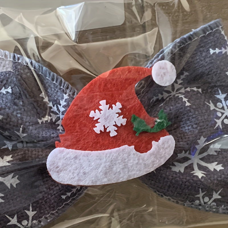Christmas Bows Hair Clips Baby Girls Hair Bow Hairpins