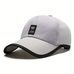 Men's Adjustable Mesh Baseball Cap Sunscreen Trucker Hat