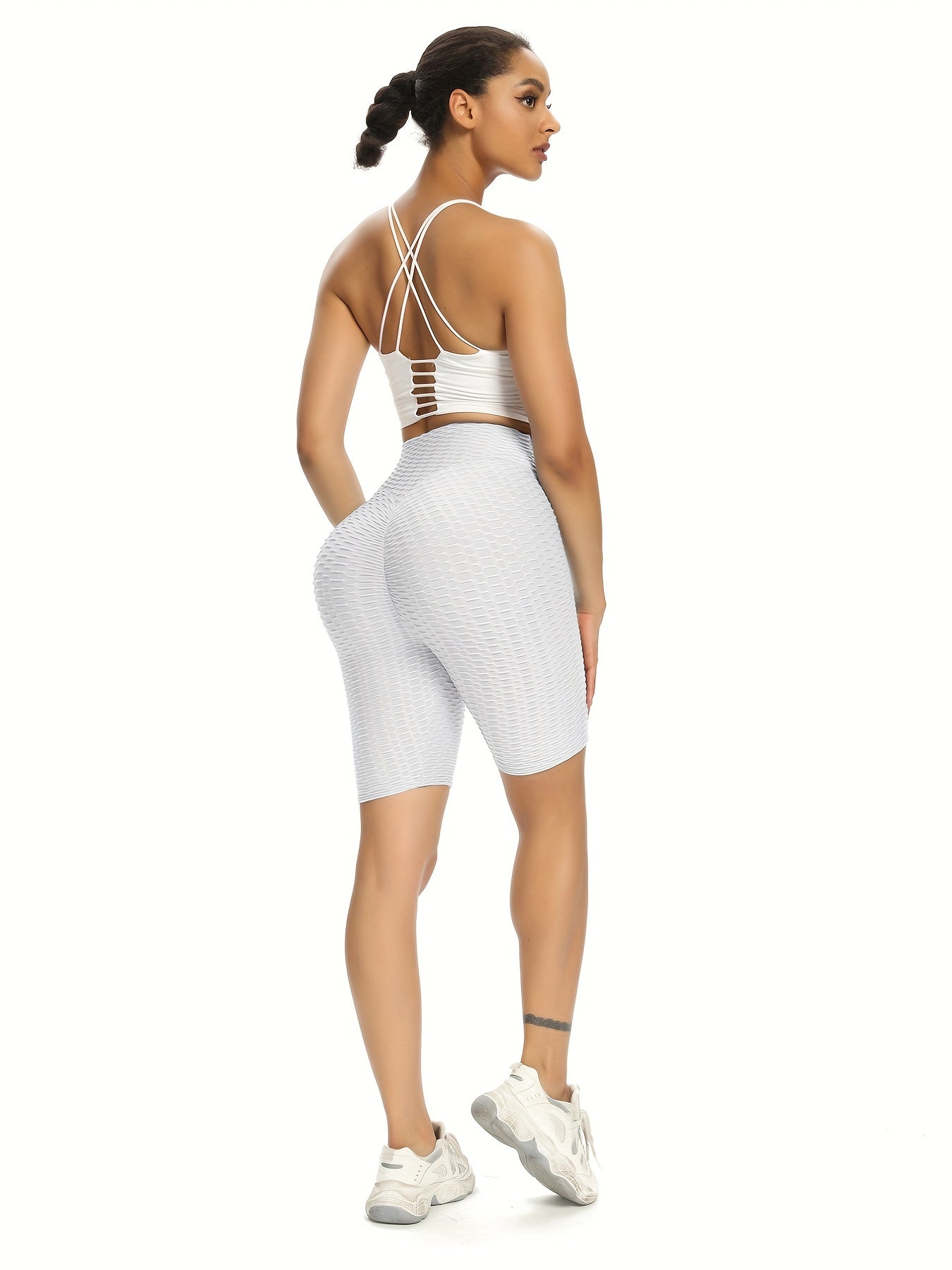 Summer Honeycomb Butt Lifting Shorts Women's Activewear