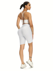 Summer Honeycomb Butt Lifting Shorts Women's Activewear