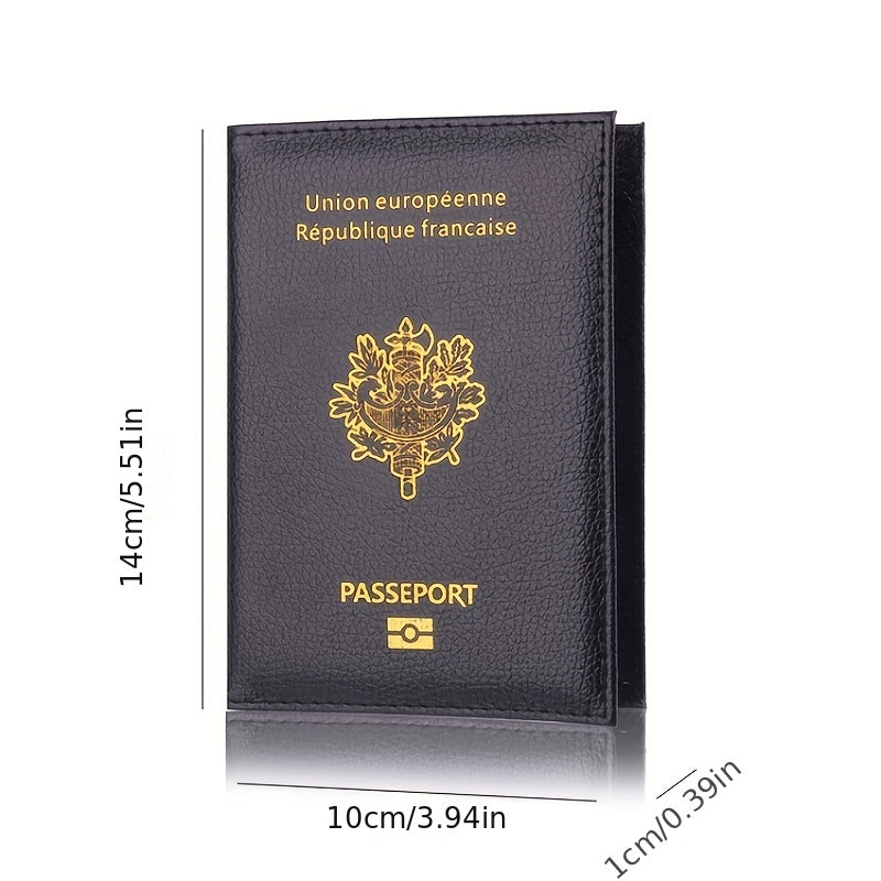 Classic Pattern Passport Cover Lightweight Bifold Passport Holder