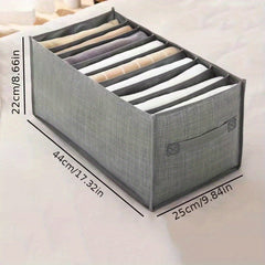 Wardrobe Clothes Organizer With Handle Clothes Separation Storage Box