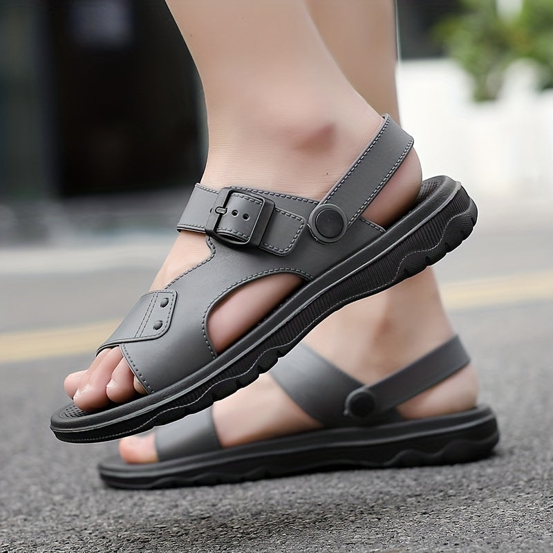 Men's Non Slip Sandals Quick Drying Comfy Slides Beach Shoes