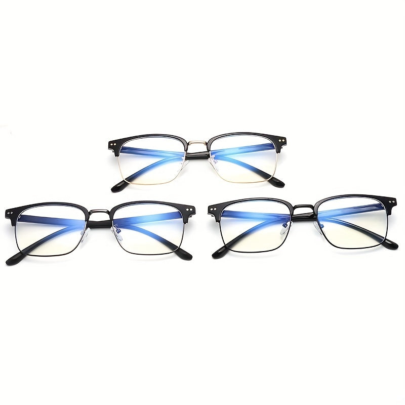Men's Anti Light Business Glasses with Case