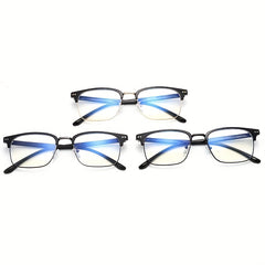 Men's Anti Light Business Glasses with Case