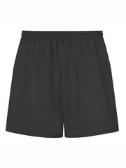 Cloud Pattern Active Shorts Men's Casual Stretch Waist Drawstring Shorts