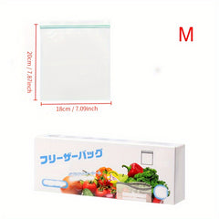 Reusable Storage Bags Leak-proof Freezer Bags Fresh Keeping Moisture Proof