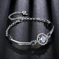 Rhinestone Chain Bracelet Girls Decorative Accessories