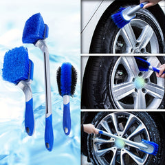 Car Cleaning Brush Long Handle for Tire Washing & Car Wash Care