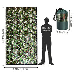 Emergency Blanket Aluminum Foil Sleep Bag for Survival
