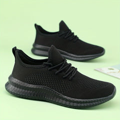 Women's Breathable Mesh Tennis Sports Shoes, Lightweight and Comfortable