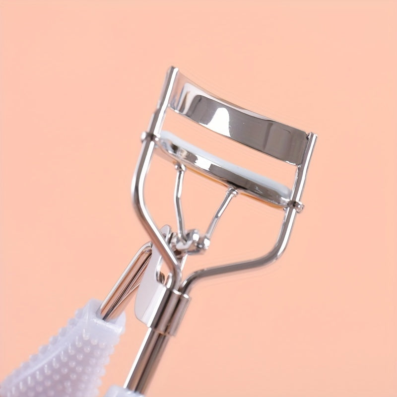 Stainless Steel Eyelash Curler With Non Slip Handle